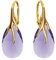 925 Silber Hängende Ohrringe mit Österreichische Kristall - Schmuck für Frauen und Mädchen - Hängeohrringe Ideal für Geschenke für Frauen Damen Silber Vergoldet 24 (Tanzanite)