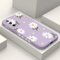 LEECG für Samsung Galaxy S20 FE Hülle Kreative Muster Weiches Silikon Mikrofaser Futter Seite Kreatives Design für Samsung S20 FE Handyhülle 6,5 Zoll-Hellviolett 1