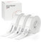 NIIMBOT Thermo Etiketten Selbstklebend, 12 x 22mm Etikettendrucker Thermopapier Kompatibel mit dem D110 D11 D101 Etikettendrucker, 260 Etiketten/Rolle (3-Rollen-Pack, Weiß)