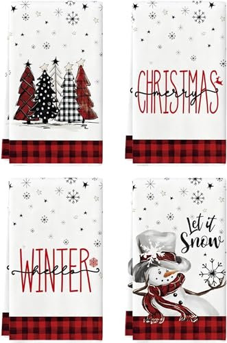 Weihnachtsdeko Weihnachten Deko Geschirrtücher Christmas Tischdeko Küchentücher Geschirrhandtücher Küchen Zubehör Geschirrtuch Trockentücher Wohnen Weihnachts Weihnachtstisch Weihnachtsbaum