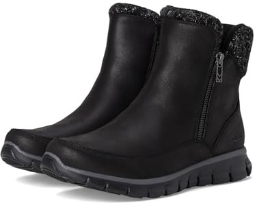 Skechers Synergy, Stivaletto Donna, Nero, 41 EU