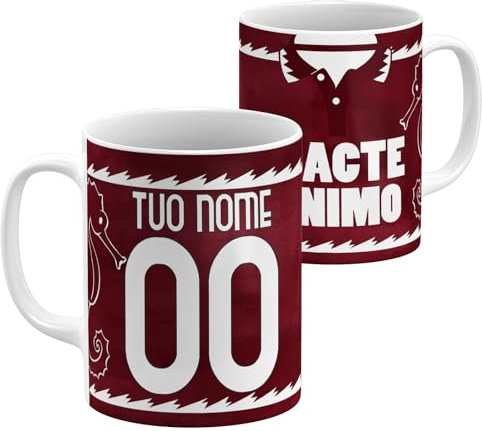 StudioPixelStore Tazza Personalizzata – Idea Regali Personalizzati – Mug Personalizzabile con Squadre del Campionato Italiano – Tazze in Ceramica per la Colazione – (Tifosi Salernitana)