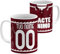 StudioPixelStore Tazza Personalizzata – Idea Regali Personalizzati – Mug Personalizzabile con Squadre del Campionato Italiano – Tazze in Ceramica per la Colazione – (Tifosi Salernitana)