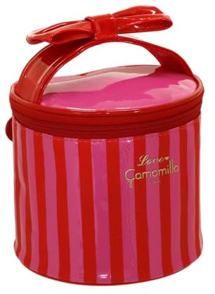 Camomilla Milano Beauty Portagioie Donna, Portagioie, Collezione Sweet Stripes, Taglia M, Colore Fucsia