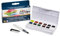 Derwent Inktense Paint 12 Pan Palette #2, Set of 12, Half Pan Size, Water-Soluble, Ideal for Painting & Crafts on Paper & Fabric, Professional Quality, Travel Size, 2306244