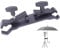 Fopytu Tripod Umbrella Holder Clip, Outdoor Camera Sun-shading Clip, Flash Light Stand Mount Clamp Bracket Stand, Portable Camera Photography Accessory