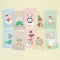 Klebekerlchen® | Niedliche Weihnachtskarten für Kinder | Grußkarten Set mit 10 Karten für die festliche Jahreszeit | Ideal für Weihnachtsgrüße, Einladungen zu Weihnachtsfeiern - Weihnachtstiere