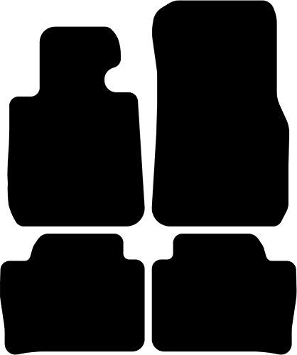 Kovvar Fußmatten passend für BMW 3er F30/F31 2012-2019 Passend zur Ausführung: Limousine/Touring | Hinterradantrieb | Qualität: Luxury