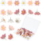 Qianyu Lot de 30 punaises décoratives en forme de fleur pour tableau d'affichage en liège, jolies punaises colorées pour décoration murale, carte murale, bureau ou maison, cabine, accessoires de
