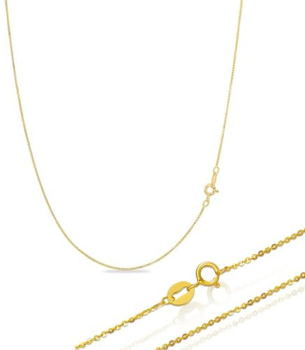 24k Gold Cable Link Chain Necklace,1.6mm Gold Plated Stainless Steel Jewelry for Women & Men,Thin & Strong Necklace Chain with Oval Links