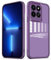YUXING Cover per Honor 200 Smart Custodia Trasparente con Pellicola Protettiva Lenti Morbida Ultra Sottile Antiurto Bumper Slim Case - Viola