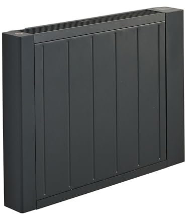 ECOSO Lex 1500W Anthracite WiFi UK Plug Ceramic Core Smart Electric Heater - 486mm x 665mm