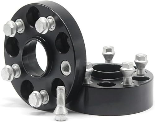 Universelle Felgenabstandshalter 2 stück 25/30/35/40/45/50mm Spurverbreiterung Adapter PCD 5x120 CB 72,56mm M14xP1.5 Für BMW X5 E53 X3 E83 Spurverbreiterungen(2pcs 45mm 72.56mm)
