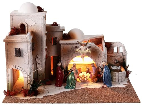 Holyart Décor Arabe avec Fontaine pour crèche de 12 cm, Vide