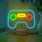 Horseneon Game Panneau Néon Gaming,Enseigne Lumineuse Neon Deco Accessoires De Bar,Gamer Decoration Chambre Murale Lampe DéCorations Murales,Pour Chambre,Salle De Jeux, DéCoration De FêTe De Ba