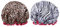 Lkw Ogechi 2 Pcs Shower Cap Elastic Band Double Layers, Stylish Leopard and Zebra Prints Bath Shower Cap, Shower Caps for Women Waterproof, Reusable and Washable Bath Hair Cap for All Hair Lengths