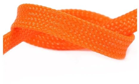 Cmis Kbei Manchon tressé en PET haute densité pour câbles électriques Orange 1 ~ 50 m 2/4/6/8/10/12/14/16/20/25/30/40 mm