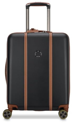 DELSEY Paris - Cadence - Kabinenkoffer - 54,5 cm x 39,5 cm x 21 cm - 36 L - Schwarz