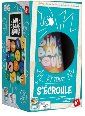 Loki Bim Bam Boule – Gesellschaftsspiel – für 2 bis 4 Spieler – ab 6 Jahren – französische Version