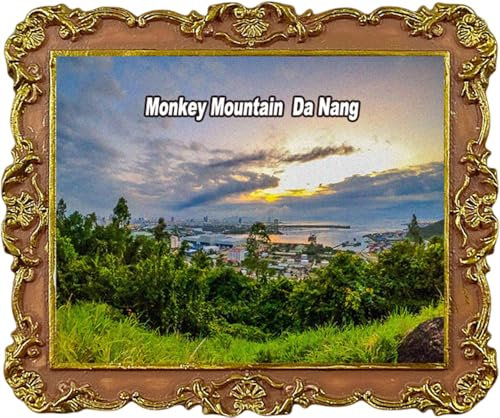 Monkey Mountain Da Nang Vietnam, Reise-Souvenir, Kühlschrankmagnet, Stadtattraktionen, Kühlschrankmagnete