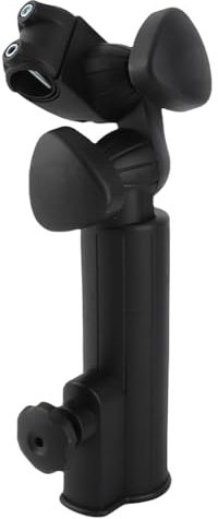 F&Y Golf Trolley Umbrella Holder – Adjustable Stand for Push or Pull Cart Shelter Accessory Black