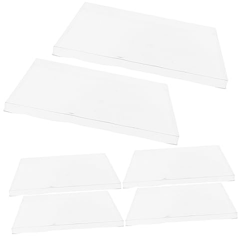 MAGICLULU 6pcs Dust-proof Transparent Cover Jewelry Organizer Trays Key Display Dust Cover Jewelry Storage Clear Jewelry Tray Organizers Small Jewellery Tray with Cover Pendant Trays Plastic