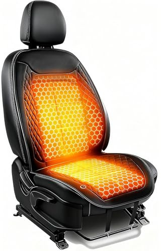 Generisch Autositzauflage Winter | 2026 Neu Premium Bequemer Sitzschutz mit Rückenlehne | rutschfest & ergonomisch | Weiche Polsterung für Erwachsene LKW, SUV Oder Transporter Geeignet