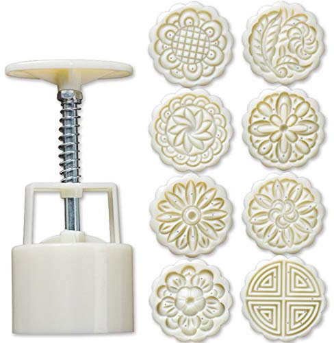 Bottone Handpresse, Keksstempel, Kuchendekoration, 75 g, elektrisch, 8 Stück