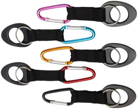 SOIMISS 6 Pièces Clip Porte-Bouteille en Silicone Embossé pour Bouteilles de Soda et Autres, Portable et Mains , pour Activités en Plein Air et Tracteur Couleur Couleur Aléatoire