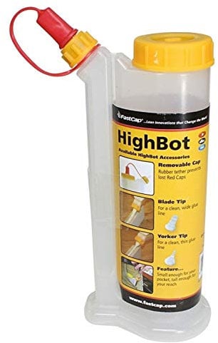 FastCap 02182 HighBot 6-Ounce Wide Mouth Glue Bottle