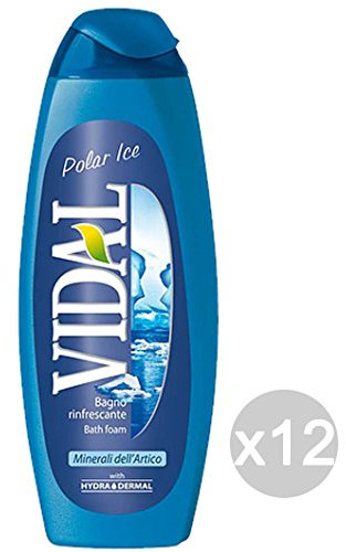 Set 12 VIDAL Bagno 1066 Polar Ice Minerali Ml 500 Cura E Pulizia Del Corpo