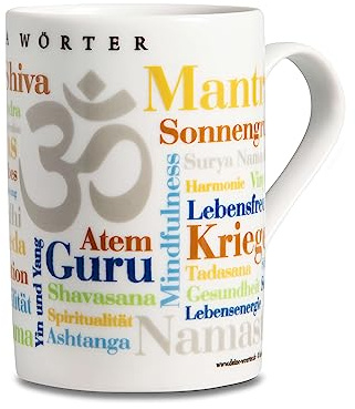 Deine Wörter Kaffeebecher Yoga
