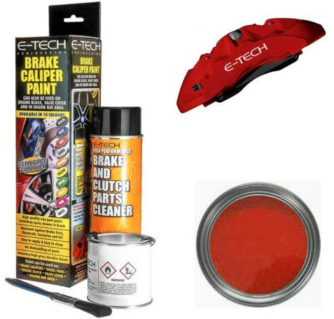 DIY & Tools High Strength Heat Resistant Car Engine Bay Wheel Brake Caliper Paint (Gloss Red)