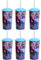 Zak Designs Disney Frozen 2 wiederverwendbare Sport-Trinkbecher mit Deckel und Strohhalmen, 473 ml, 6 Stück