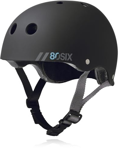 80SIX Triple Certified Multisport Helmet - Ideal for Bike, Scooter, Skateboard, Roller Skate and Inline Skate