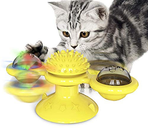LA HAUTE Moulin à vent pour chat Jouet interactif pour chat Jouet à taquiner chat chat chat chat chat chat brosse drôle jouet