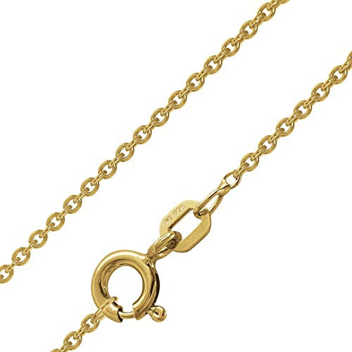 trendor Herren-Halskette Gold auf Silber 925 Rundanker-Kette Ø 2,0 mm 39028-70 70 cm