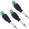 Greluma 3 Pcs 6.35mm Remplacement Réparation Prise Jack TS 2 Pôles Mono Prise Mâle 1/4 6.35mm Borne sans Soudure pour Microphone Haut-Parleur Câble Audio Réparation