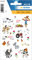HERMA 15705 Aufkleber Bauernhoftiere klein groß, 72 Stück, Tiere Sticker mit Kuh Pferd Esel Schaf Schwein Huhn Motiv, Kinder Etiketten für Fotoalbum Tagebuch Scrapbooking Geburtstag Deko Briefe DIY