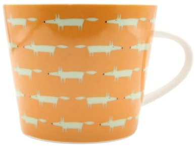 Scion Living - Keith Brymer Jones Collaboration Range - Midi Mr Fox Ceramic Mug - Chai - 350ml. - Gift Boxed