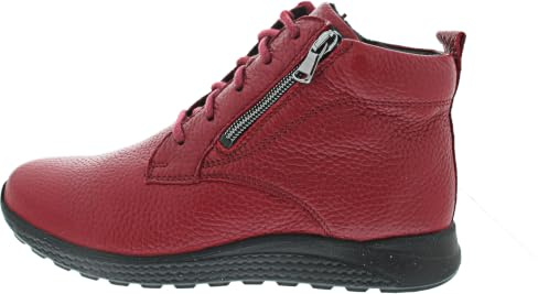 Waldläufer H-Alina Damen Schnürstiefelette Leder rot rot