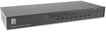 LevelOne KVM-3208 8-Port PS/2-USB VGA KVM Switch