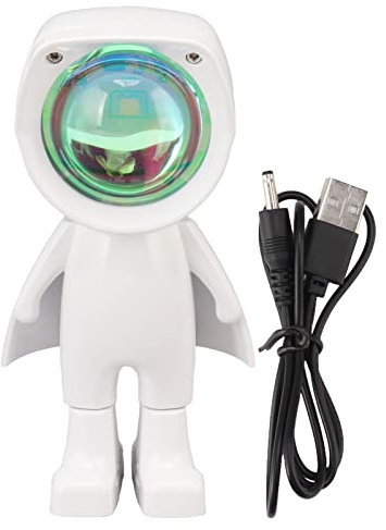 Romantic Astronaut Projector Robot Sunset Lamp Multi Color Sunset Lights Sunset Projector Spaceman for Bedroom Live Broadcast Party Room Decor