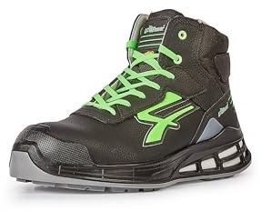 U Power Herren Kent S Esd S3s Ci Fo SrSicherheitsschuhe, Schwarz Fluo Green, 43 1/3 EU