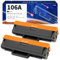 Skydo 106A Toner Kompatible für HP 106A Toner W1106A Schwarz für Laser 107w MFP 135wg 137fwg 135w 137fnw 135a 107a 107r 135r Druckerpatrone (106A Toner Schwarz, 2 Pack)