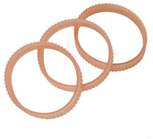 For NF90 Electric Planer Replacement Drive Belt, 255mm, Set of 3, 12mm Width