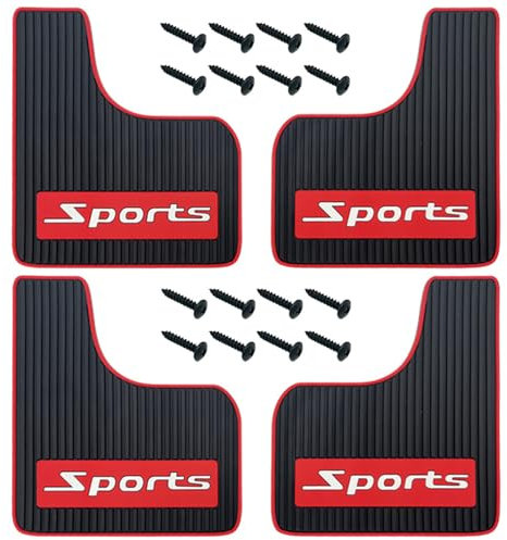 4Pcs auto paraspruzzi, universale parafango in gomma, morbido senza collisione anteriore e posteriore paraspruzzi parafango per auto anteriore o posteriore guardie