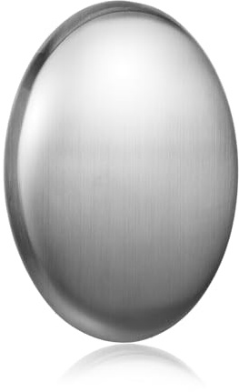 JIEYAO 1pcs Savons En Acier Inoxydable Brossé,Élimine Les Odeurs Savon Antirouille En Acier Inoxydable En Métal Pour Éliminer Les Odeurs Oignons Poisson Ail Odeurs Fortes Des Main Ustensile De Cuisine