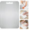 Edelstahl Schneidebrett Titan Schneidebrett Edelstah Schneidebretter Doppelseitiges Schneidbrett Stainless Steel Cutting Board für Fleisch, Brot, Gemüse, Obst Schneiden 20 x 29 cm