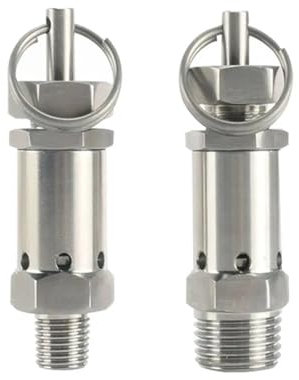 1pc 1/4 1/2'' BSPT 0.5 1 2 3 4 5 6 7 8 Bar Air Compressor Pressure Valve Tank Off ICXLPMC(1/4,2 Bar)